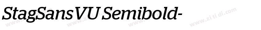 StagSansVU Semibold字体转换